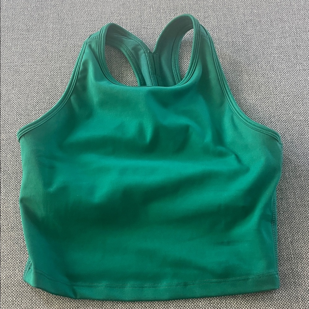Beyond Yoga Emerald Crop Sports Tank in Green